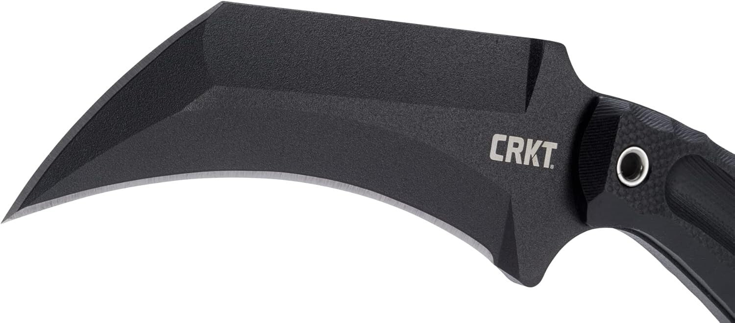 Durable Du Hoc Karambit Knife - 5.1'' Plain Edge SK5 Blade & Customizable Sheath