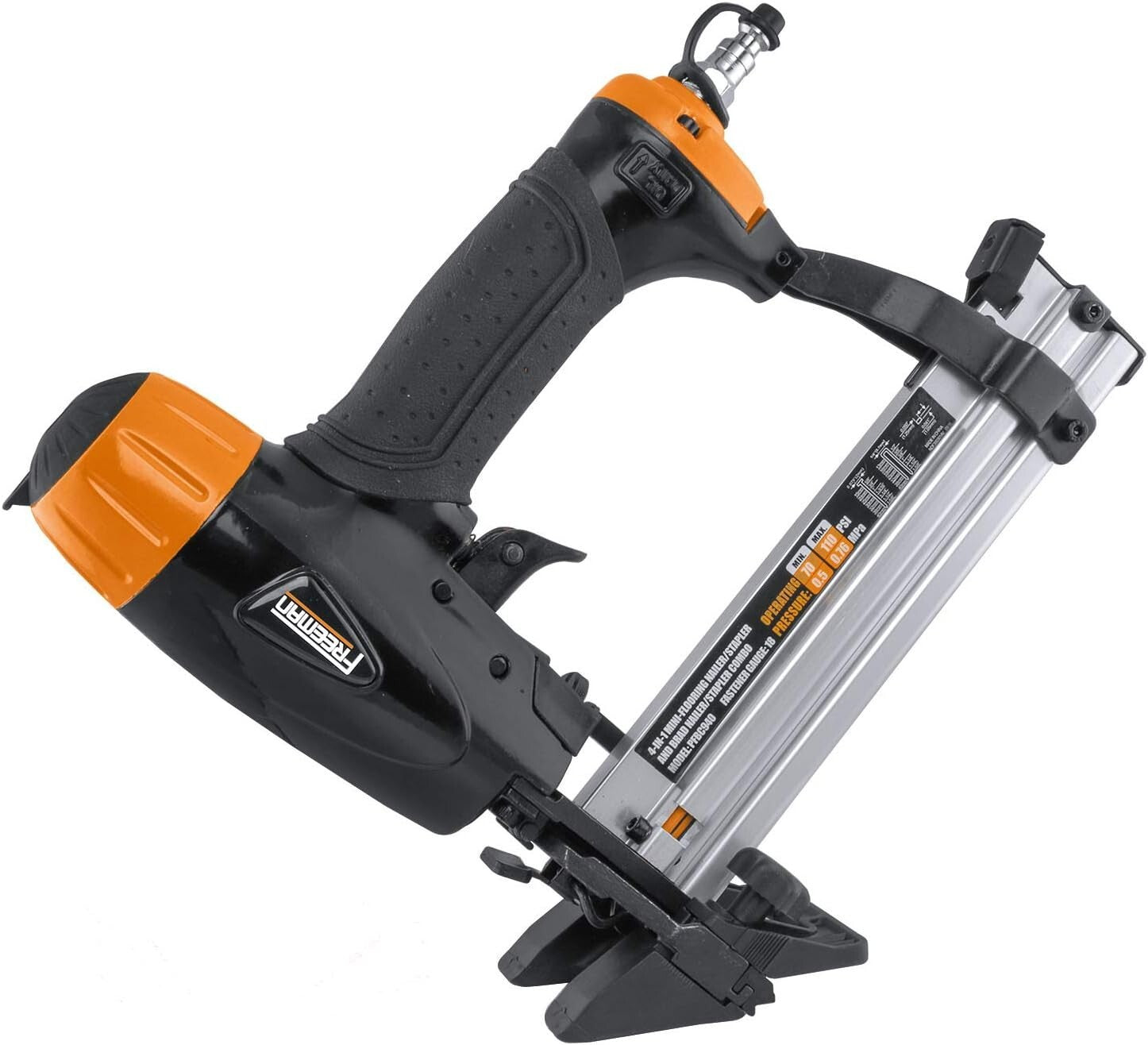 Adjustable Pneumatic Flooring Nailer for Hardwood & Decorative Trim Projects