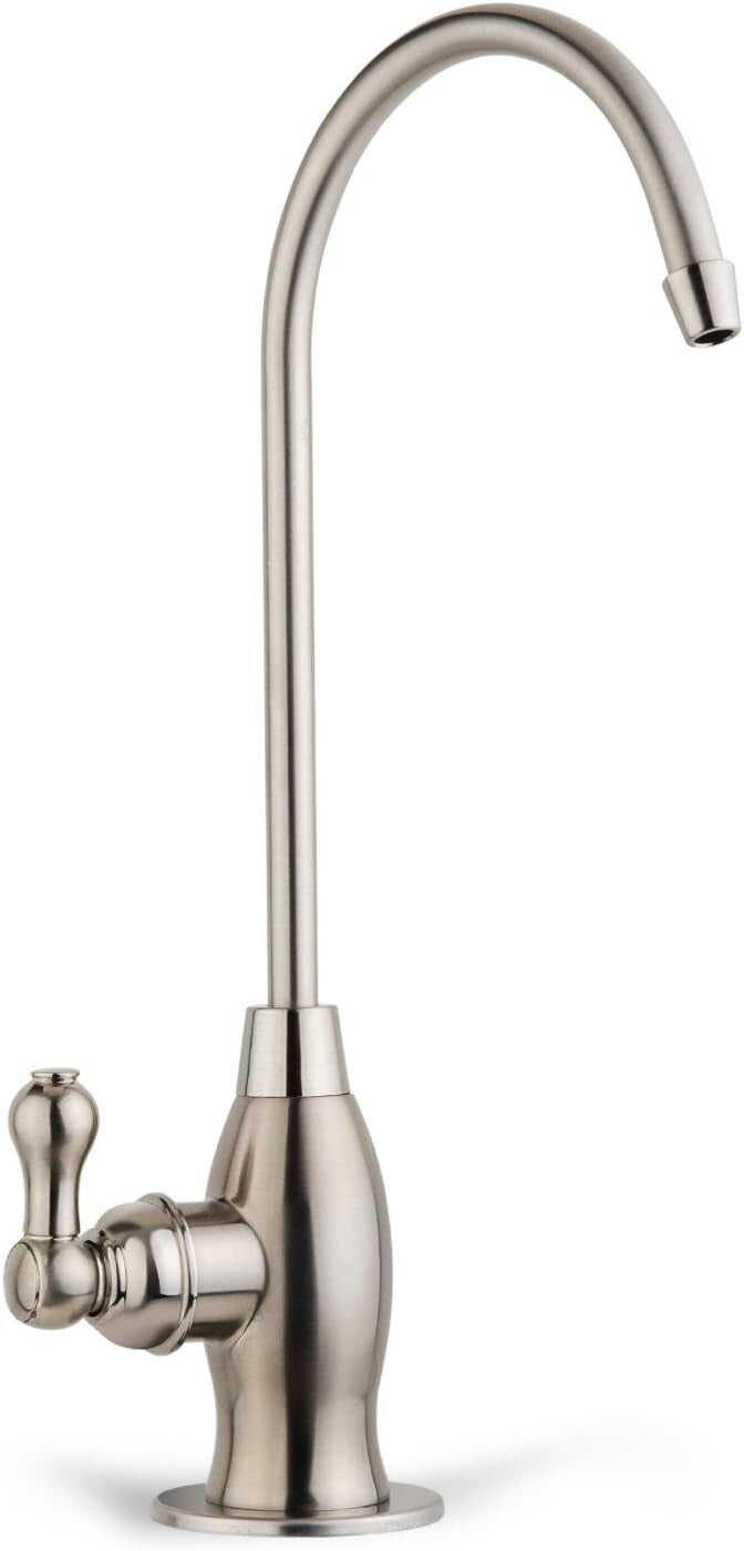 Stylish Brushed Nickel RO Faucet with Easy Installation and Durable Design