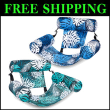 Load image into Gallery viewer, Tropical Themed Inflatable Pool Floats - Adjustable Lounge Chairs for Summer