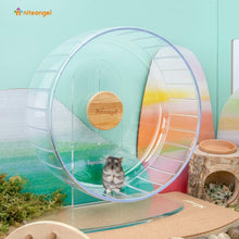 Load image into Gallery viewer, Super Silent 11-Inch Hamster Exercise Wheel with Adjustable Stand for Quiet Play
