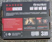 Load image into Gallery viewer, Low Noise 4GB AMD Radeon ITX Graphics Card - HDMI, DVI-D, DisplayPort Outputs