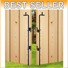 Load image into Gallery viewer, Cane Bolt Heavy Duty Gate Rod 36 Inch - Locking Double Door Set for Security