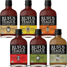 Load image into Gallery viewer, Natural Ingredients Variety BBQ Sauce Pack - 6 Bottles for Flavorful Grilling