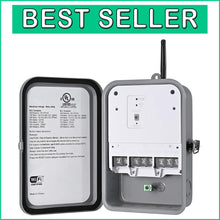 Load image into Gallery viewer, Outdoor Wireless Pool Timer - 40A 120-277 VAC, Smart Control for Heating Systems