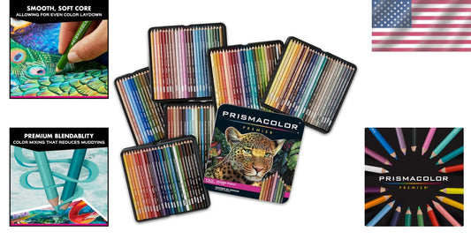 Lightfast 132 Count Colored Pencils - Ideal for Blending & Shading Techniques