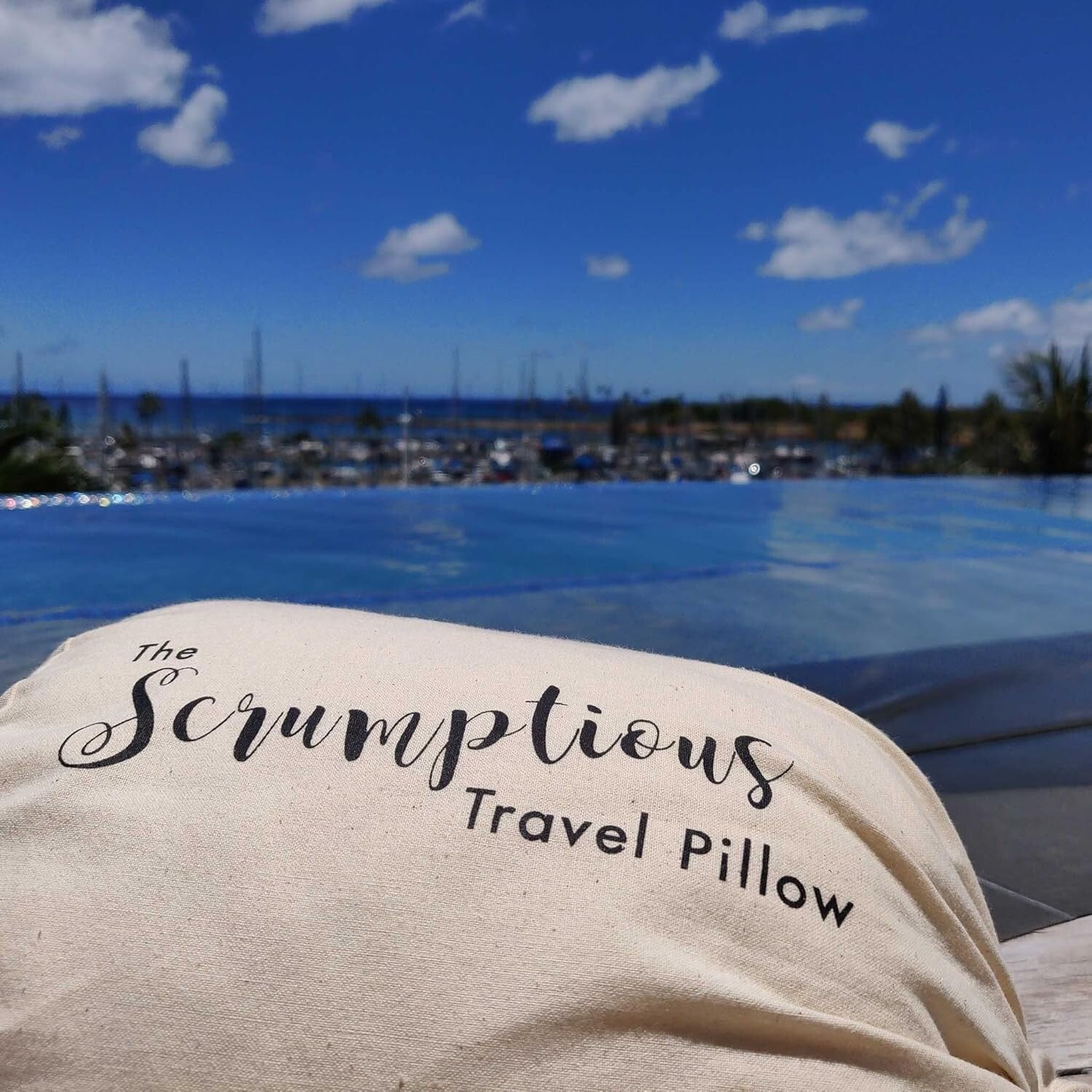 Handmade Cooling Travel Pillow with Adjustable Support - Eco-Friendly & Compact