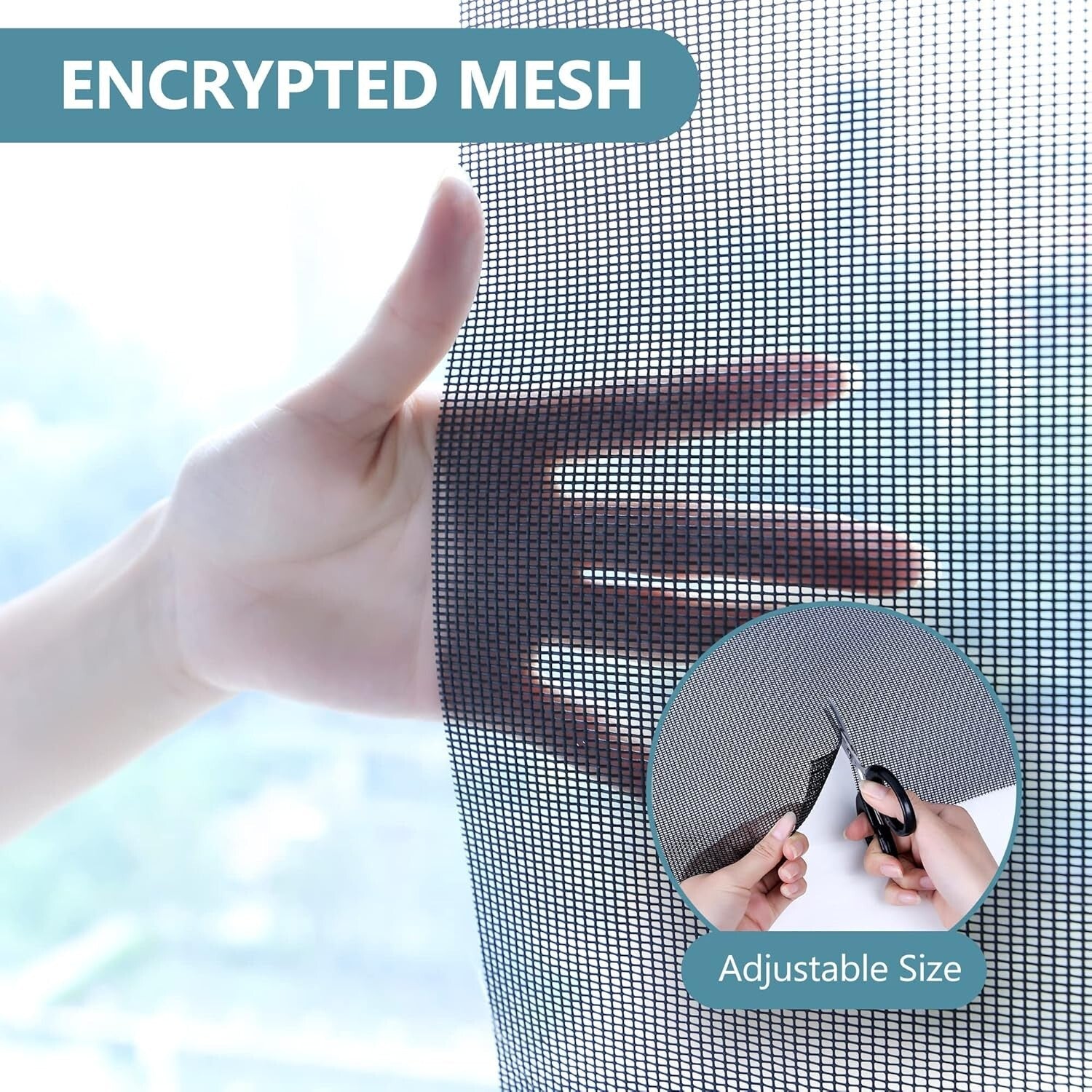 Versatile Charcoal Fiberglass Pet Screen Replacement 36" x 25" - DIY Friendly