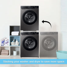 Load image into Gallery viewer, Innovative Washer Dryer Stacking Kit with Ratchet Strap and Pull-Out Drying Rack