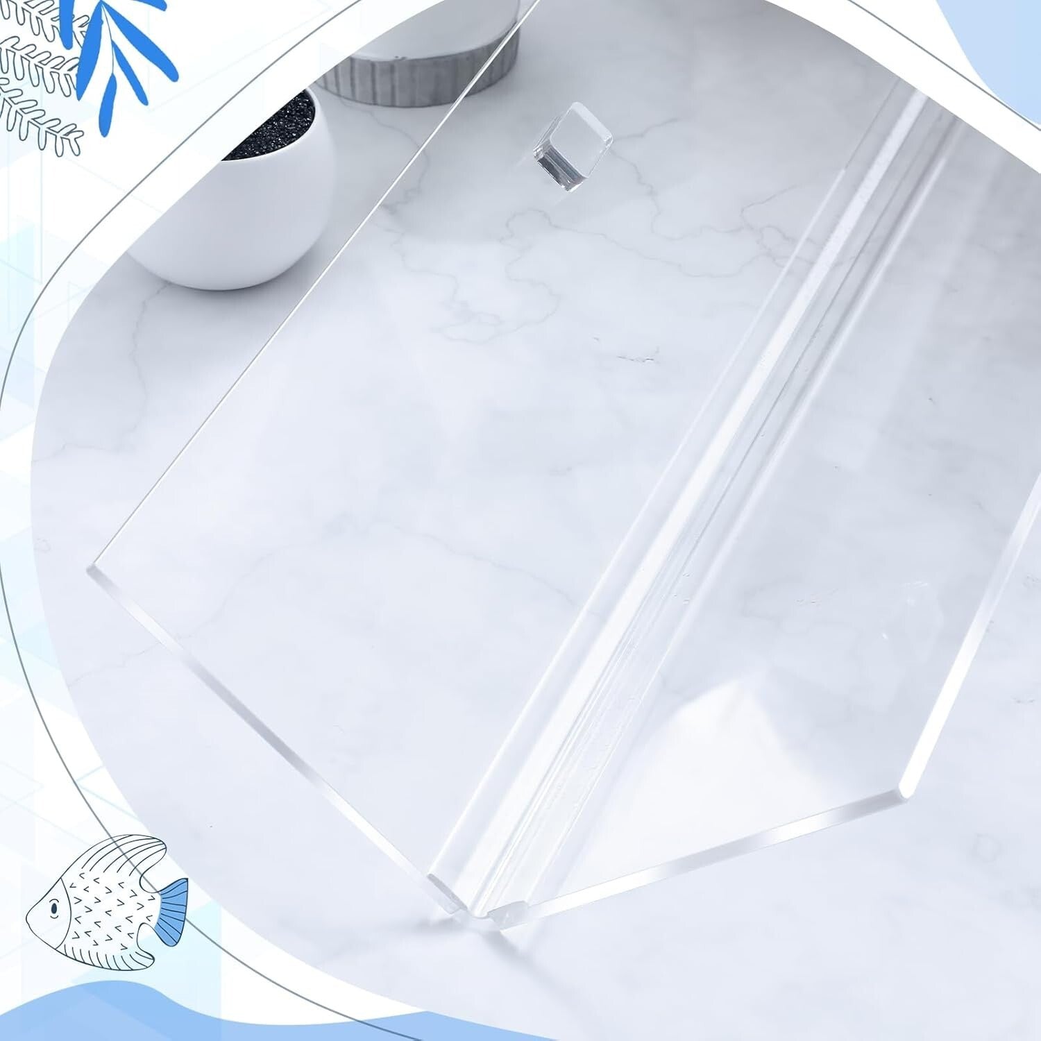 Elegant Minimalist Aquarium Cover 30 x 12 Inches – Lightweight & Easy to Manage