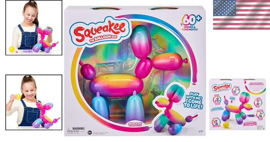 Rainbowie the Balloon Dog - Unique Colorful Decoration, Battery-Operated Fun
