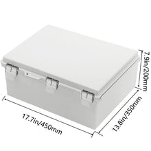 Load image into Gallery viewer, IP65 Waterproof Junction Box - Durable ABS Plastic Outdoor Enclosure 23.6 x 15.7