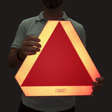 Load image into Gallery viewer, ASAE Compliant 14" x 16" Reflective Signs for Slow Moving Vehicles - Set of 2