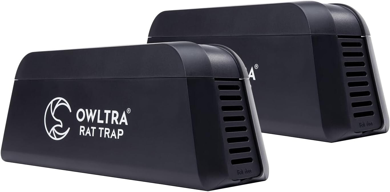 Compact Electric Rat Trap Set - 2 Pet-Friendly Zappers for Fast Rodent Control