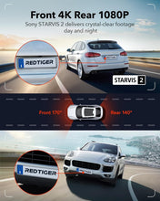 Load image into Gallery viewer, STARVIS 2 4K Dash Camera with Touch Screen &amp; Emergency Lock - 128GB Included