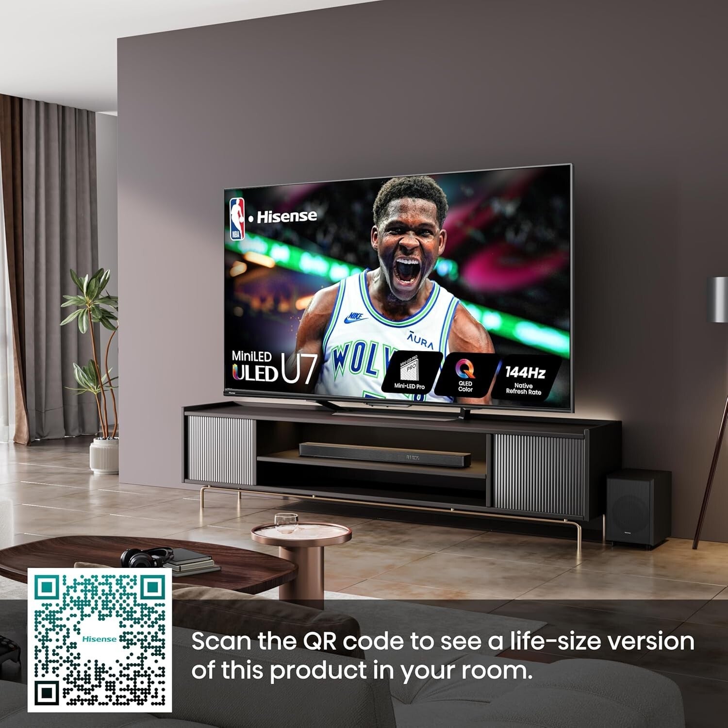 Transform Your Viewing with 65-Inch U7 Series Mini-LED TV - Dolby Vision & Atmos