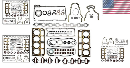MLS Full Cylinder Engine Gasket Set HS26191PT-1 Compatible with Multiple Models