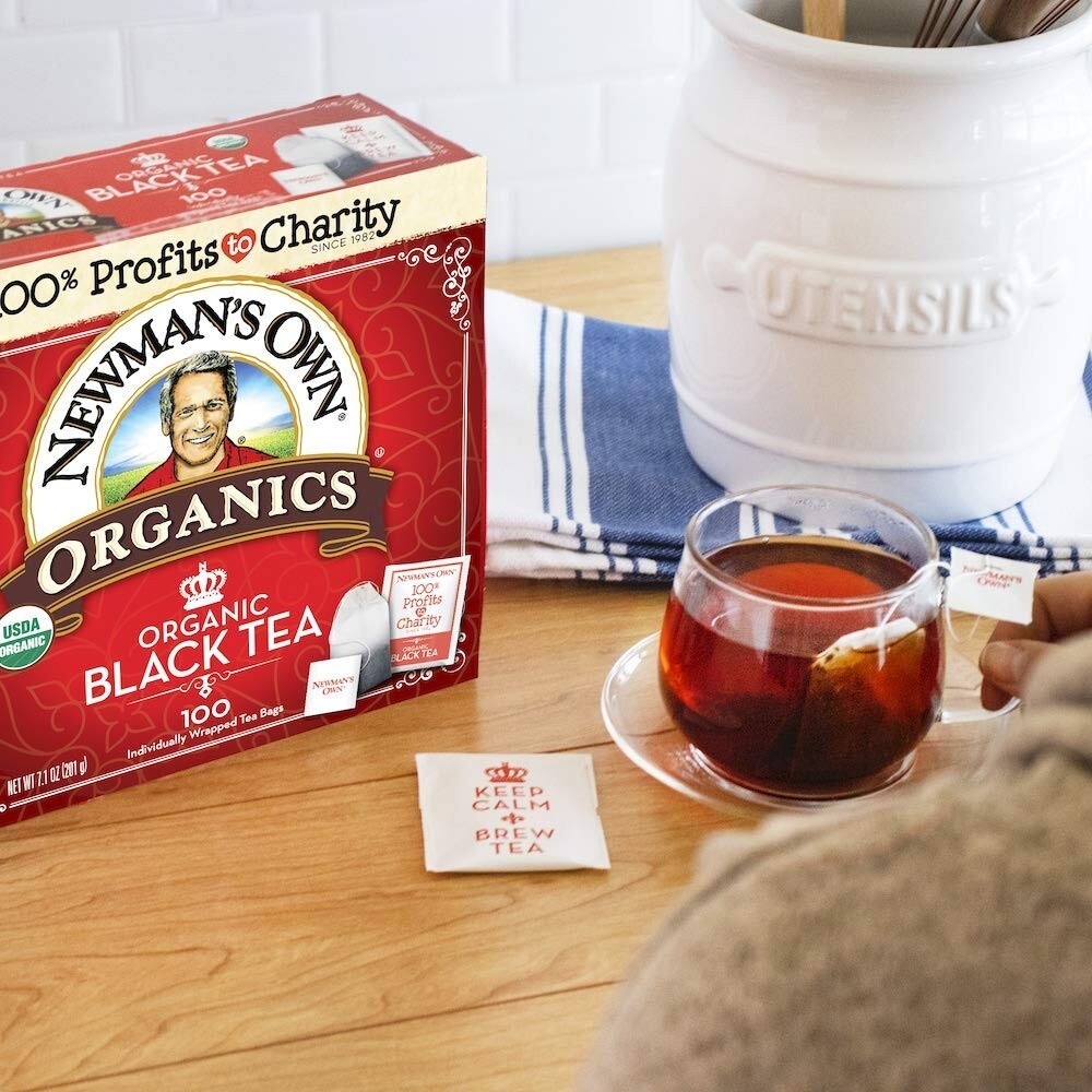 Organic Black Tea - 100 Individually Wrapped Bags for Ultimate Comfort & Health