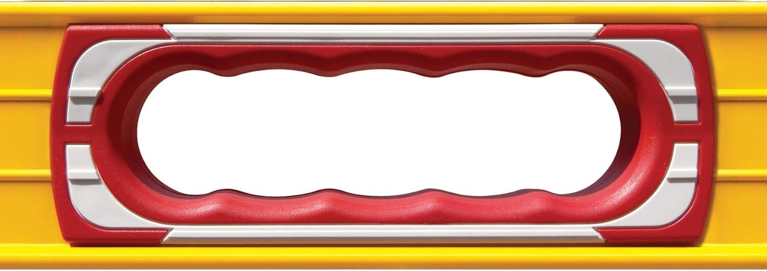 Lightweight Aluminum Level Set - 48-Inch & 16-Inch with Rubber Grip in Yellow