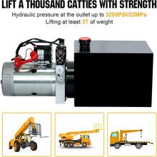 Load image into Gallery viewer, Compact 15 Quart Hydraulic Power Unit - Ideal for Trailers, Forklifts, and More
