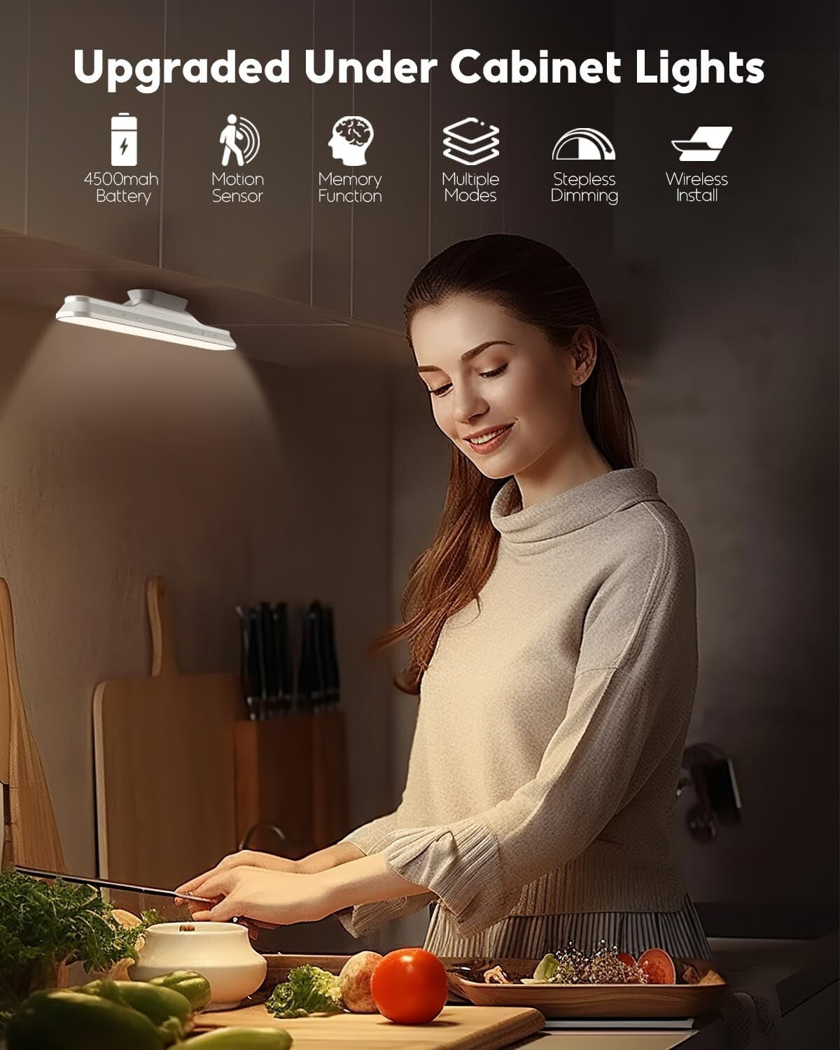 Energy-Efficient Motion Sensor Lights - 78 LEDs for Easy Indoor Illumination