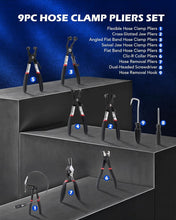 Load image into Gallery viewer, Flexible Long Reach Hose Pliers Set - Perfect for Cars, Trucks &amp; Motorcycles
