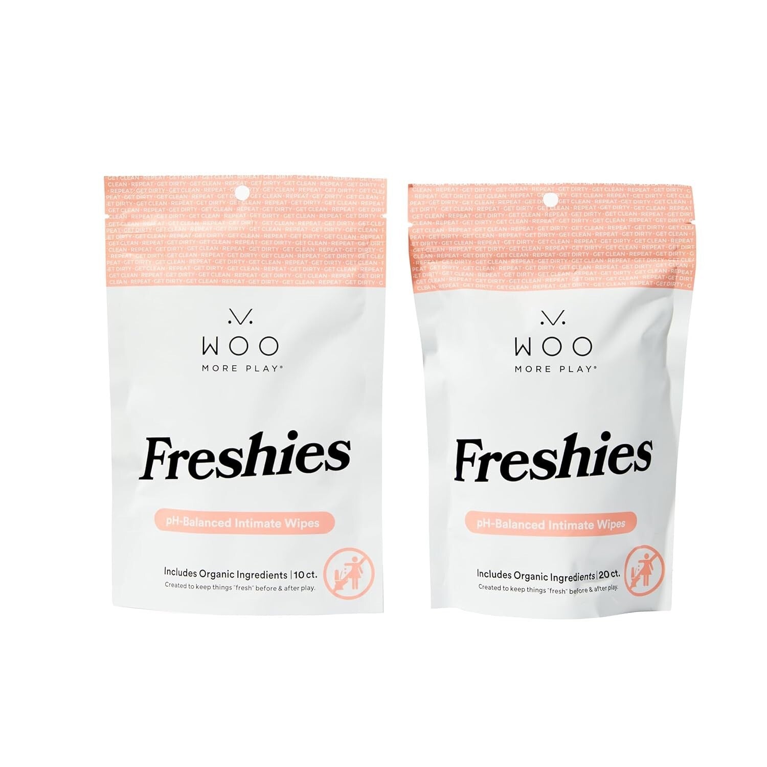 Freshies All-Natural Feminine Intimacy Wipes - 30 Count with Aloe Vera & Coconut