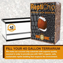 Load image into Gallery viewer, 36 Quart Loose Coconut Chip Substrate for Healthy Snake and Tortoise Enclosures