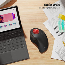 Load image into Gallery viewer, Compact &amp; Lightweight Wireless Rolling Ball Mouse - Ideal for Comfort &amp; Control