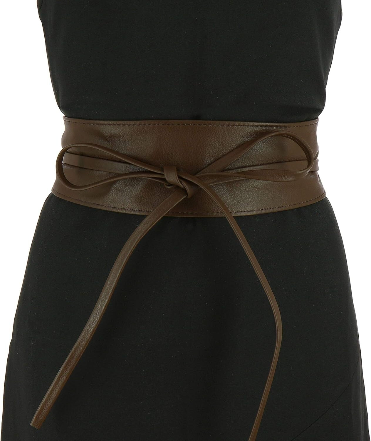 Sustainable Italian Full-Grain Leather Obi Belt - Flattering & Durable Design