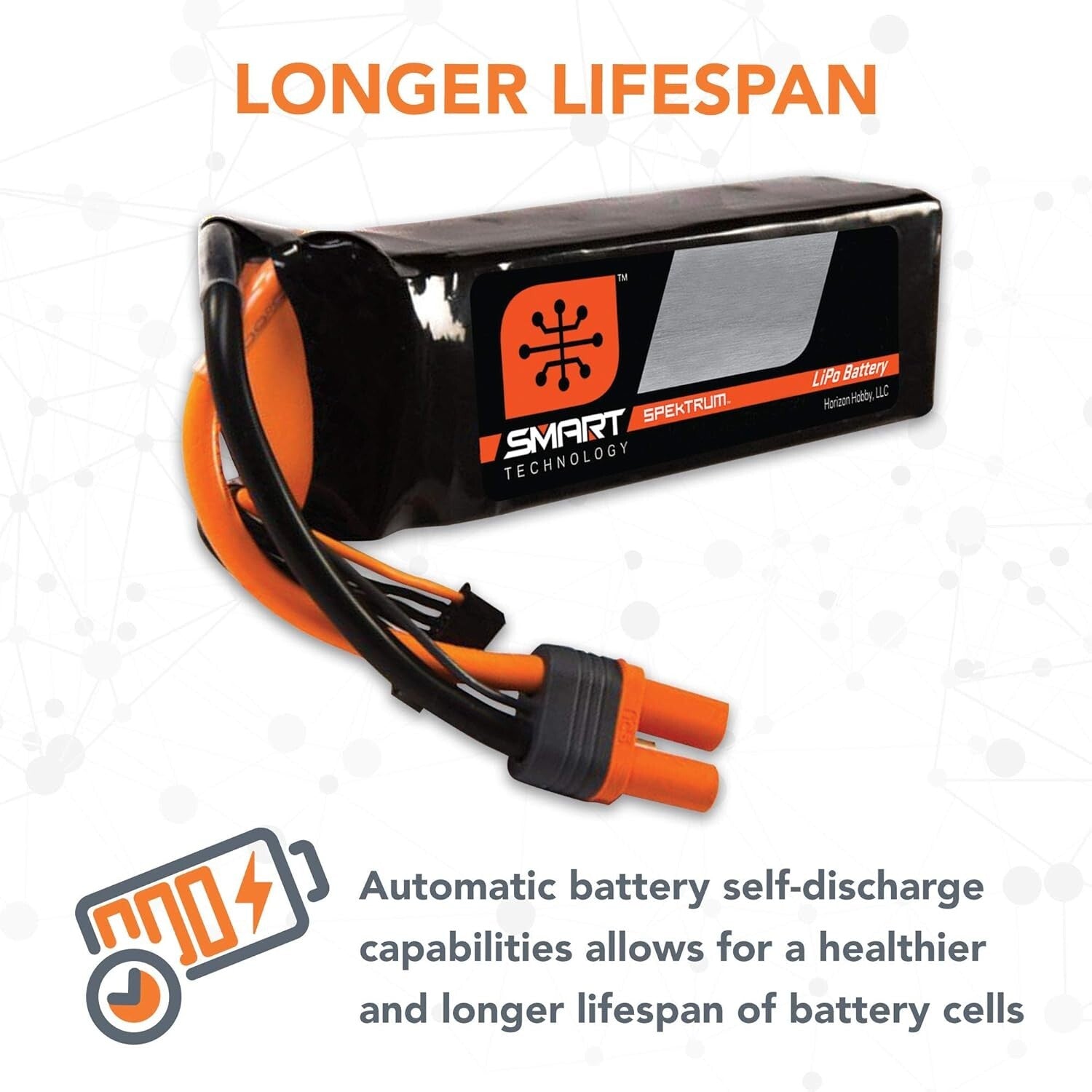 Lightweight 4S 14.8V 30C RC LiPo Battery Pack with Data Monitoring Functionality