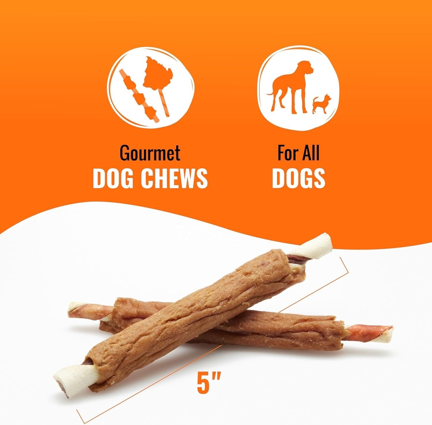Delicious Triple Flavor Ribs for All Dogs – 12oz Chews Made with Beef & Chicken