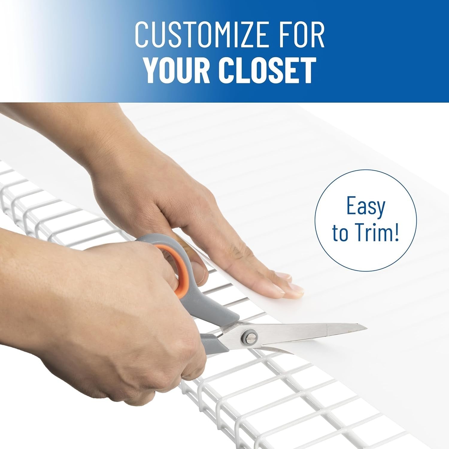 Flat Packed Wire Shelf Liners 12x48 - Protect and Organize Your Pantry Easily