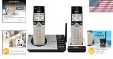 Load image into Gallery viewer, Cordless Phone Set with Digital Answering Machine &amp; Caller ID Announcer - Silver