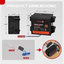 Load image into Gallery viewer, LED Trailer Brake Breakaway Kit with Charger for Enhanced Safety and Convenience