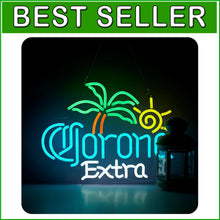 Load image into Gallery viewer, Modern LED Neon Palm Tree Beer Sign - Adjustable Brightness for Bars and Gifts