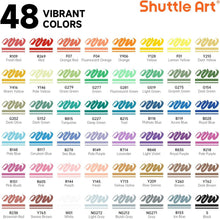 Load image into Gallery viewer, Creative 48-Color Acrylic Paint Marker Set with Automatic Ink Control - 1 Count