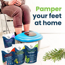 Load image into Gallery viewer, Revitalizing Epsom Salt &amp; Tea Tree Oil Foot Soak for Relaxation &amp; Fungal Support