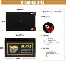 Load image into Gallery viewer, 12V 16Ah Lithium Battery with 2000+ Cycles – Ideal for Eco-Friendly Power Supply