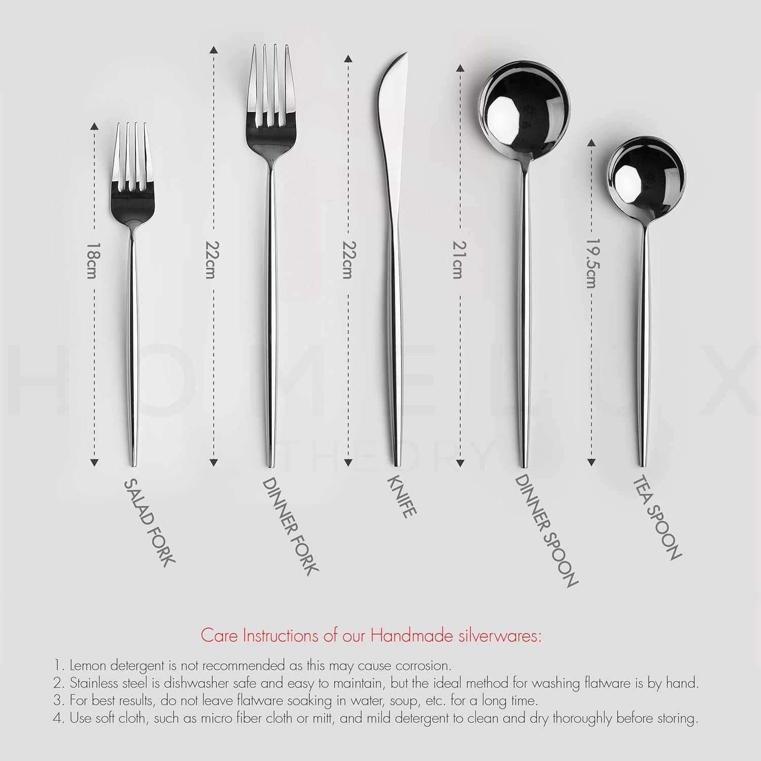Elegant Heavy Duty 18/10 Silverware Set - Perfect for Everyday and Formal Use