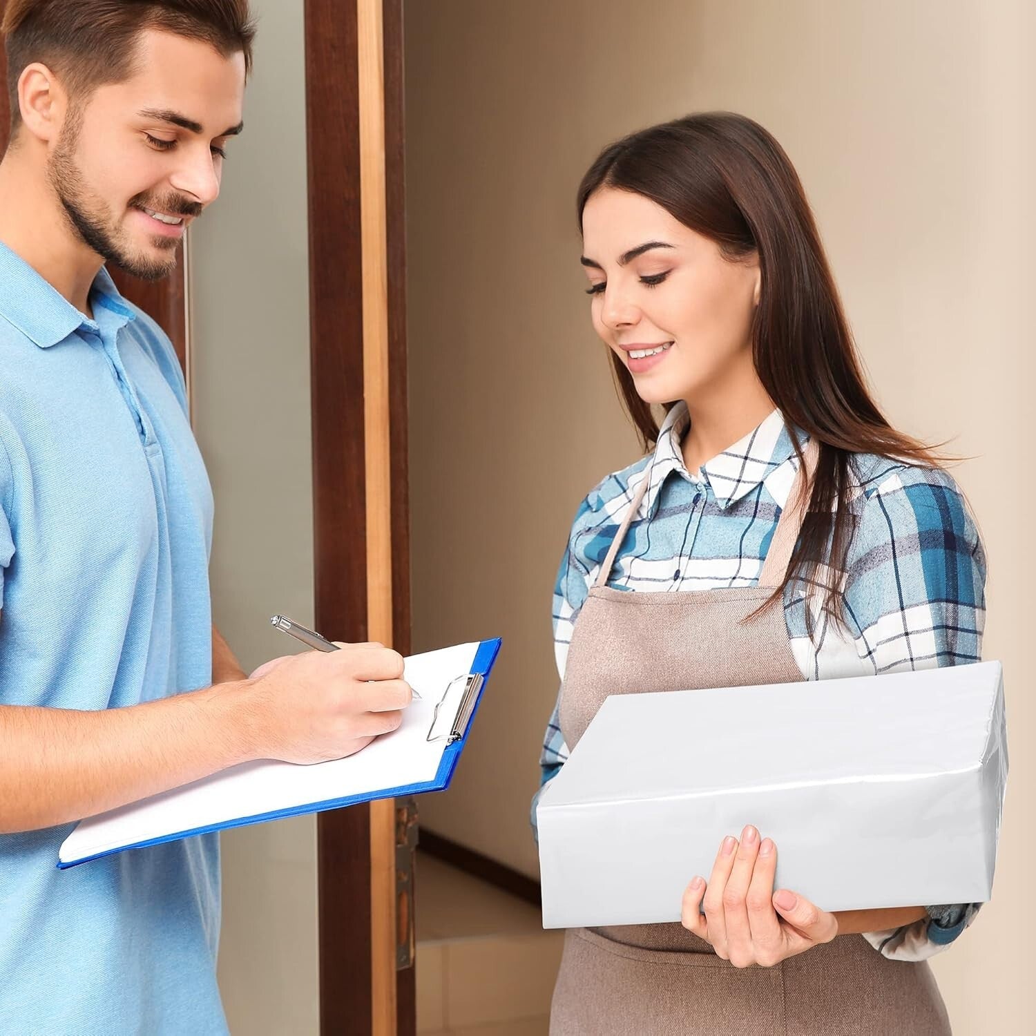 200 Large White Poly Mailers 14.5x19 - Efficient Shipping for Small Businesses