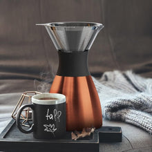 Load image into Gallery viewer, Travel-Friendly 32 oz Insulated Pour Over Coffee Maker - Eco-Friendly Design