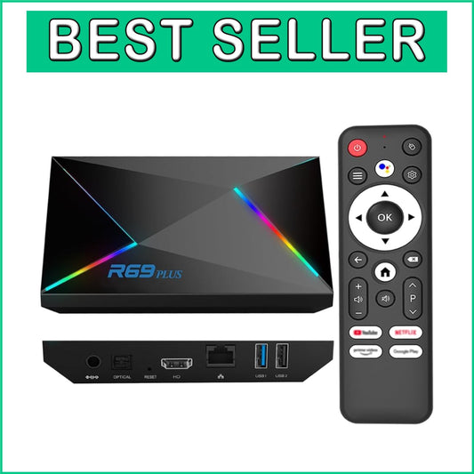 Allwinner H728 Octa-Core 4GB RAM Android 14 TV Box with WIFI6 Connectivity