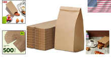 Load image into Gallery viewer, Eco-Friendly 5lb Kraft Paper Bags: Perfect for Lunch, Bakery Treats &amp; Parties