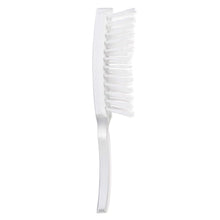 Load image into Gallery viewer, Stylish White Nylon Hairbrush with Durable Handle for Easy, Gentle Grooming