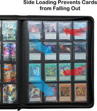 Load image into Gallery viewer, Water-Resistant 16-Pocket Trading Card Album - Secure Zip Closure Holder