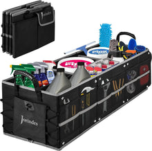 Load image into Gallery viewer, Waterproof Trunk Organizer with Reflective Stripe - 3 Compartments, Heavy Duty