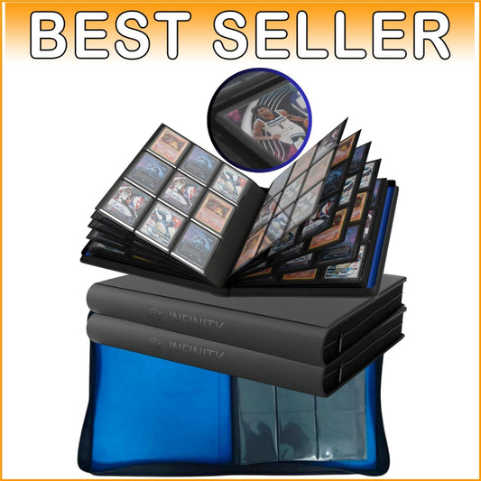 Easy Flip Dual-Sided Top Loader Binder for Non-Graded Cards - 288 Cards Capacity