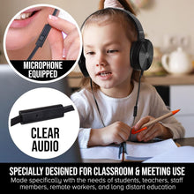 Load image into Gallery viewer, Comfortable Swivel On-Ear Headphones with Mic - Perfect for Students &amp; Travel