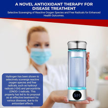 Load image into Gallery viewer, Sleek 1.5L Hydrogen Water Bottle with Smart LED Display &amp; Leak Proof Design